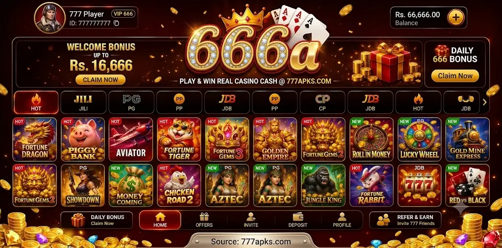666A Game interface image