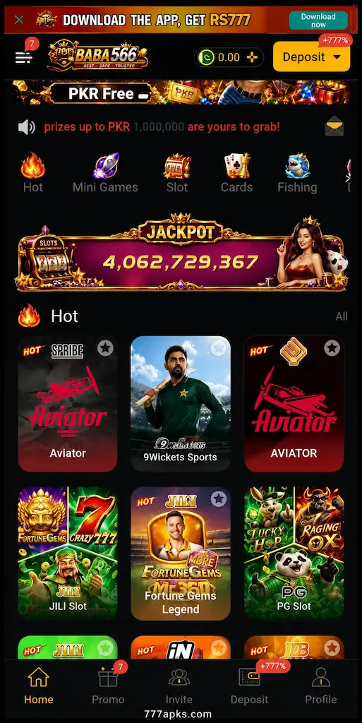 Baba566 Game interface image