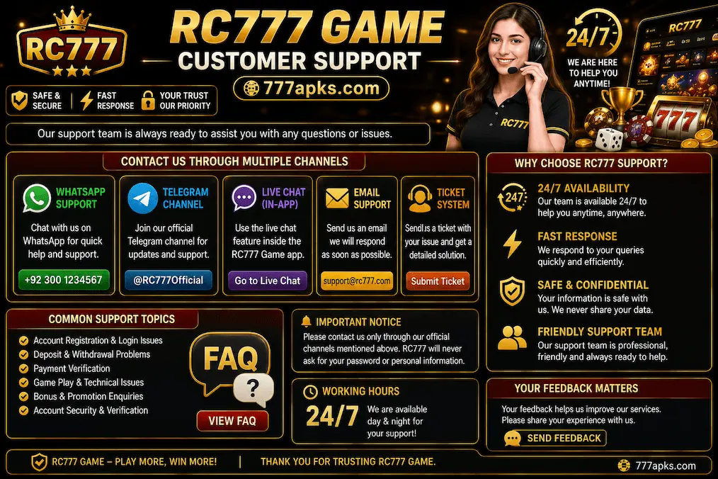 Rc777 Game intarface image 
