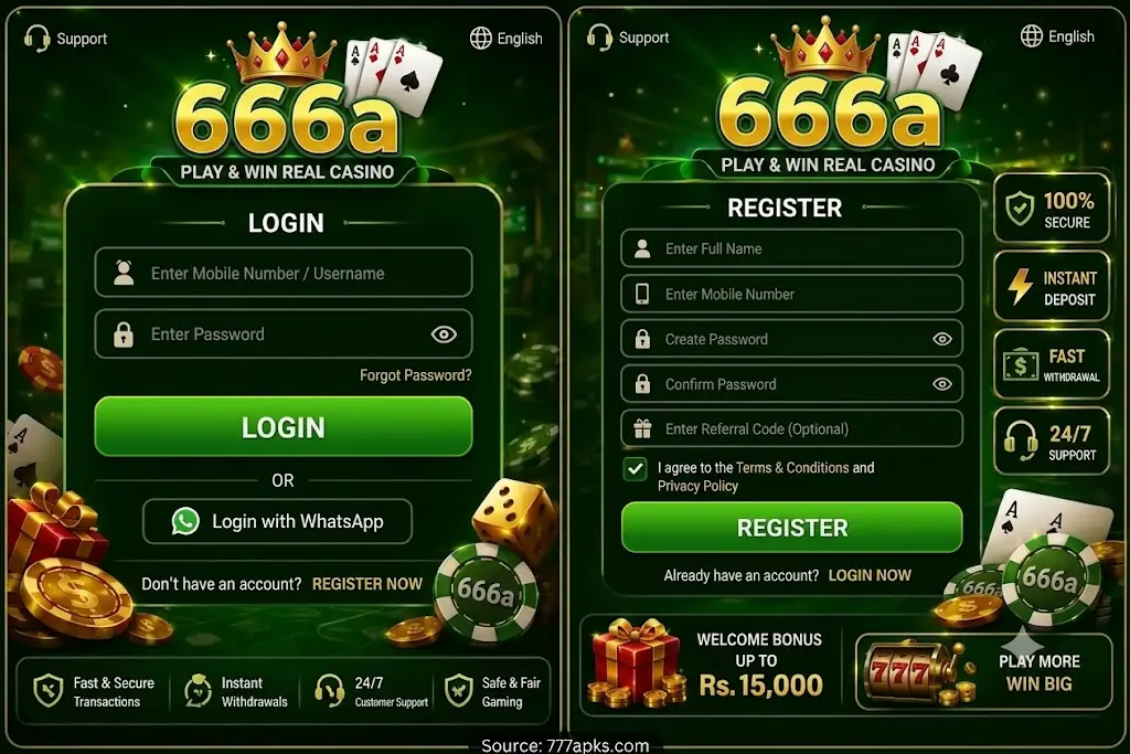 666A Game interface image