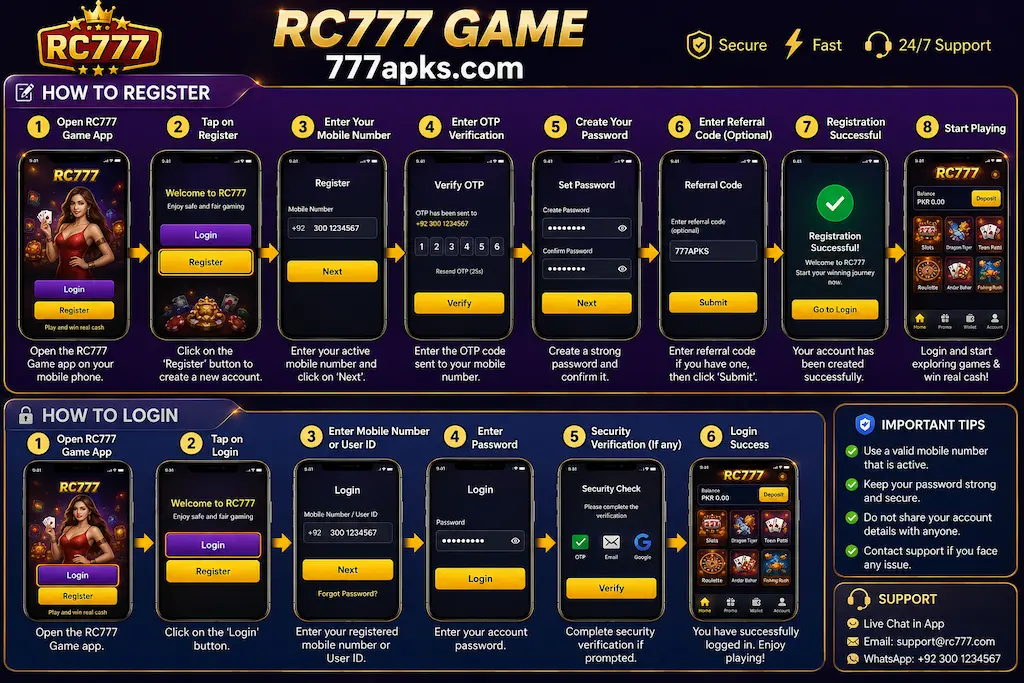 Rc777 Game intarface image 