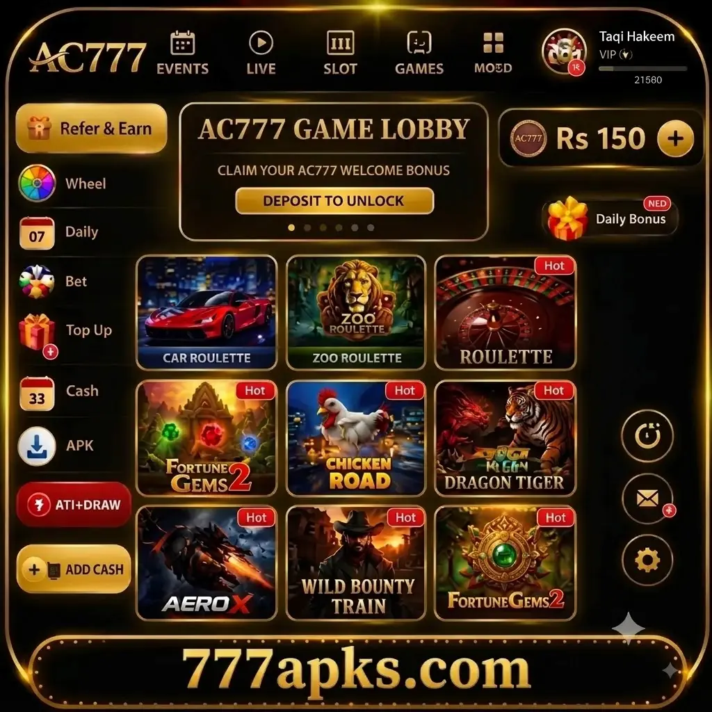 Ac777 Game interface image 