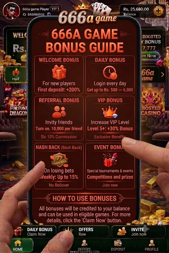 666A Game interface image