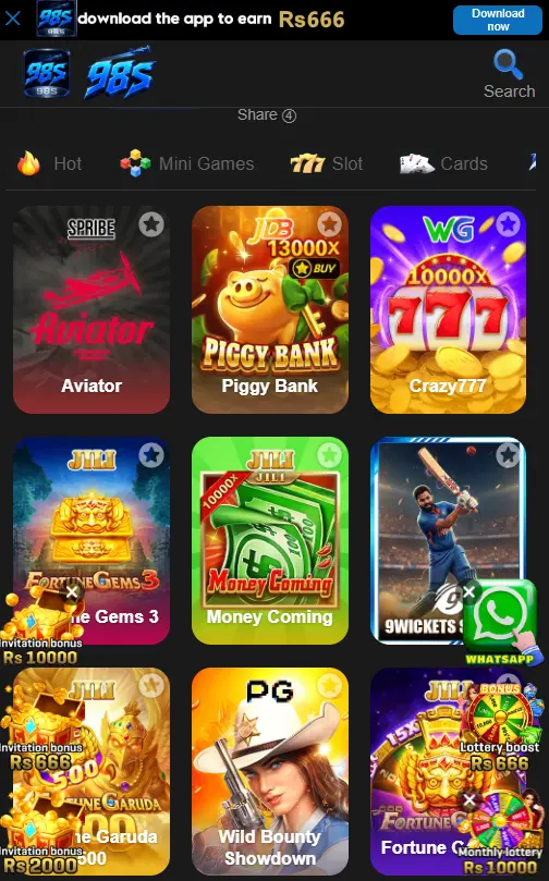 98s Game Screenshot on Android