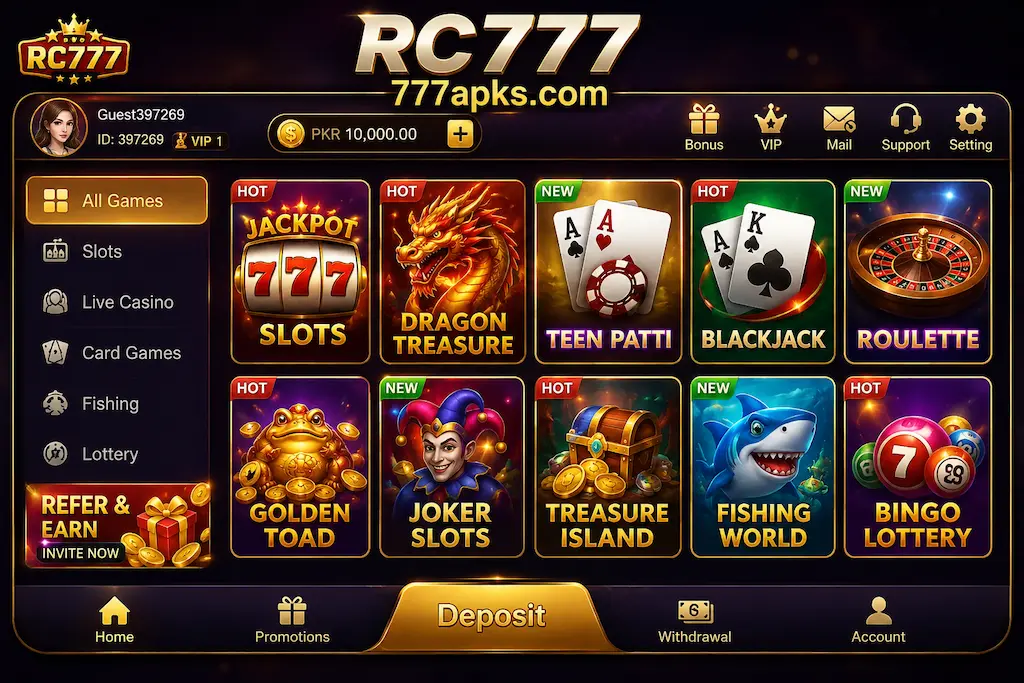 Rc777 Game intarface image 